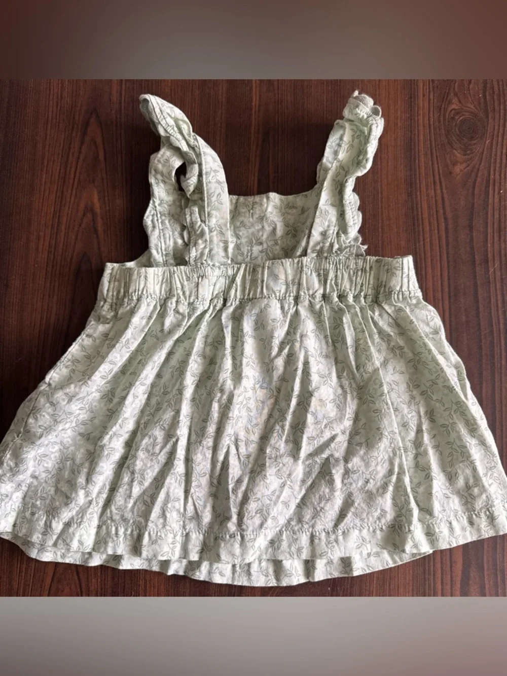 Carter's Mint Green Floral Dress with Matching Bloomers